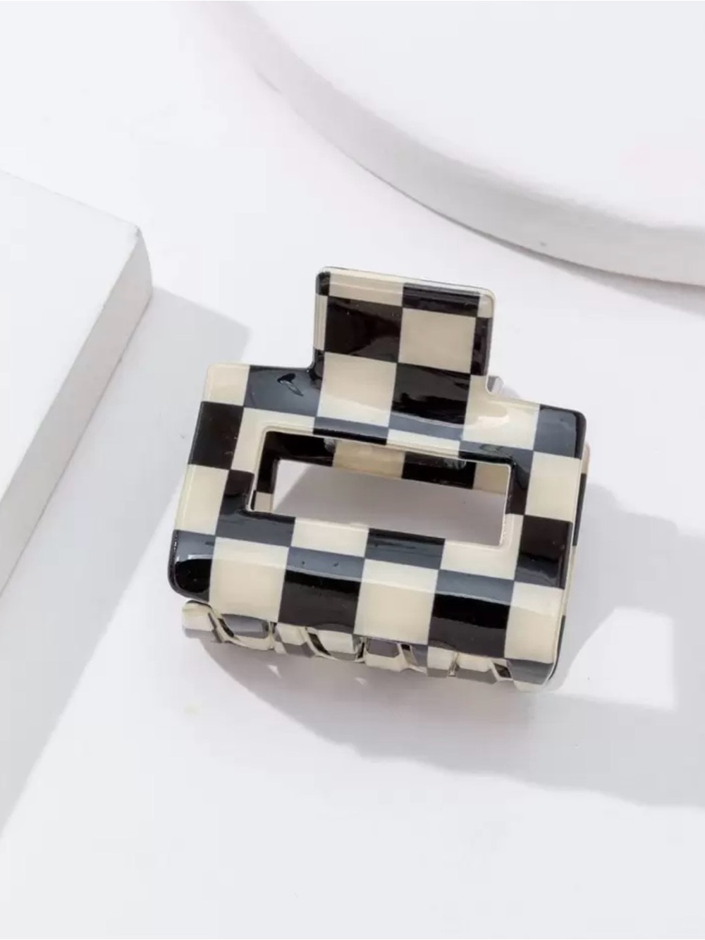 NWT! Checkered Hair Clip